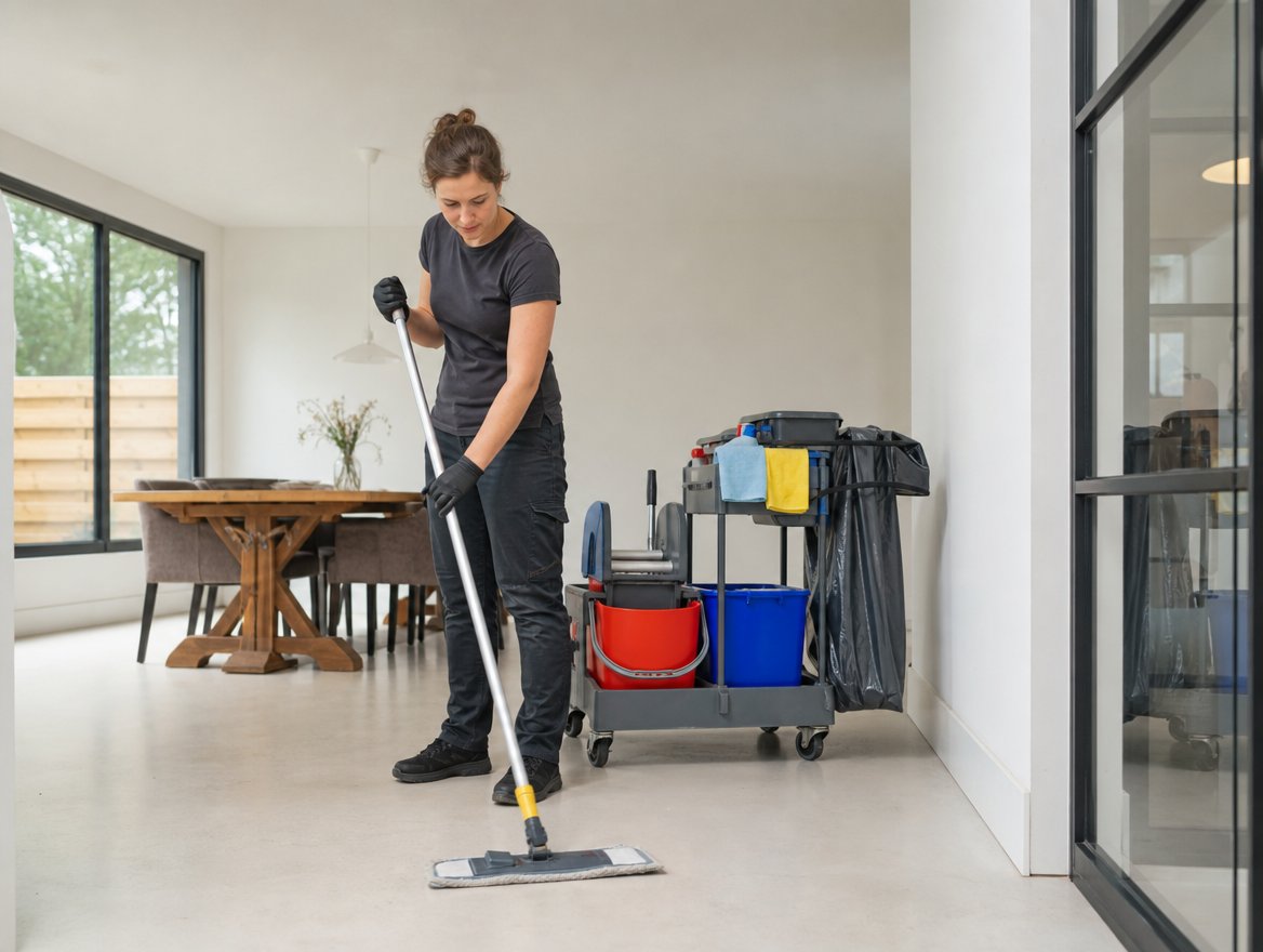 Woning schoonmaken: sfeerbeeld bij woning schoonmaken
